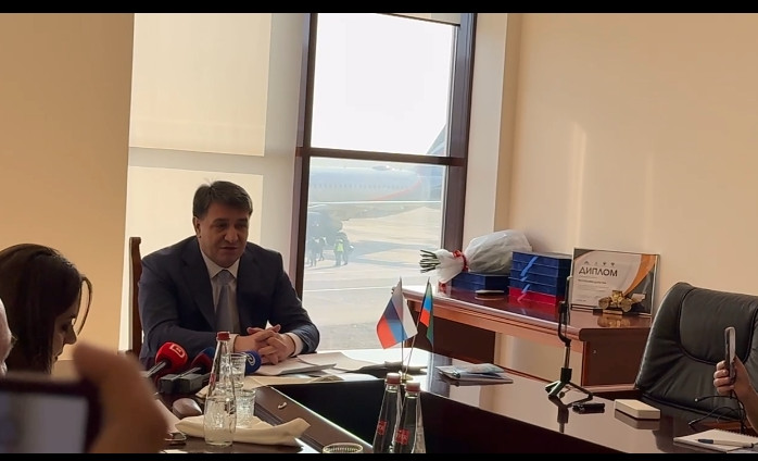 Началась итоговая пресс-конференция министра транспорта и дорожного хозяйства Республики Дагестан Джамбулата Салавова
