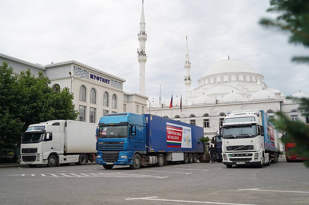 ️Минтранс РД направил 150 тонн гуманитарной помощи в новые регионы России