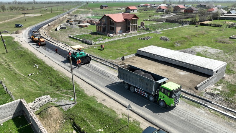 В Хасавюртовском районе ремонтируют кольцевую автодорогу