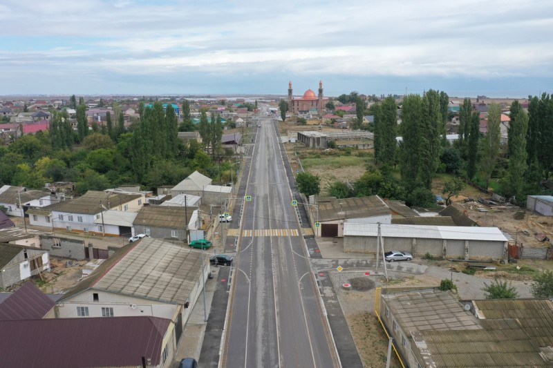 В рамках БКД в Карабудахкенстком районе построили дорогу из аэропорта «Уйташ» на южный Дагестан