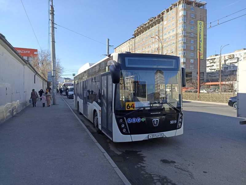 В период январских выходных услугами новых автобусов большого класса в Махачкале воспользовались около 100 тысяч пассажиров