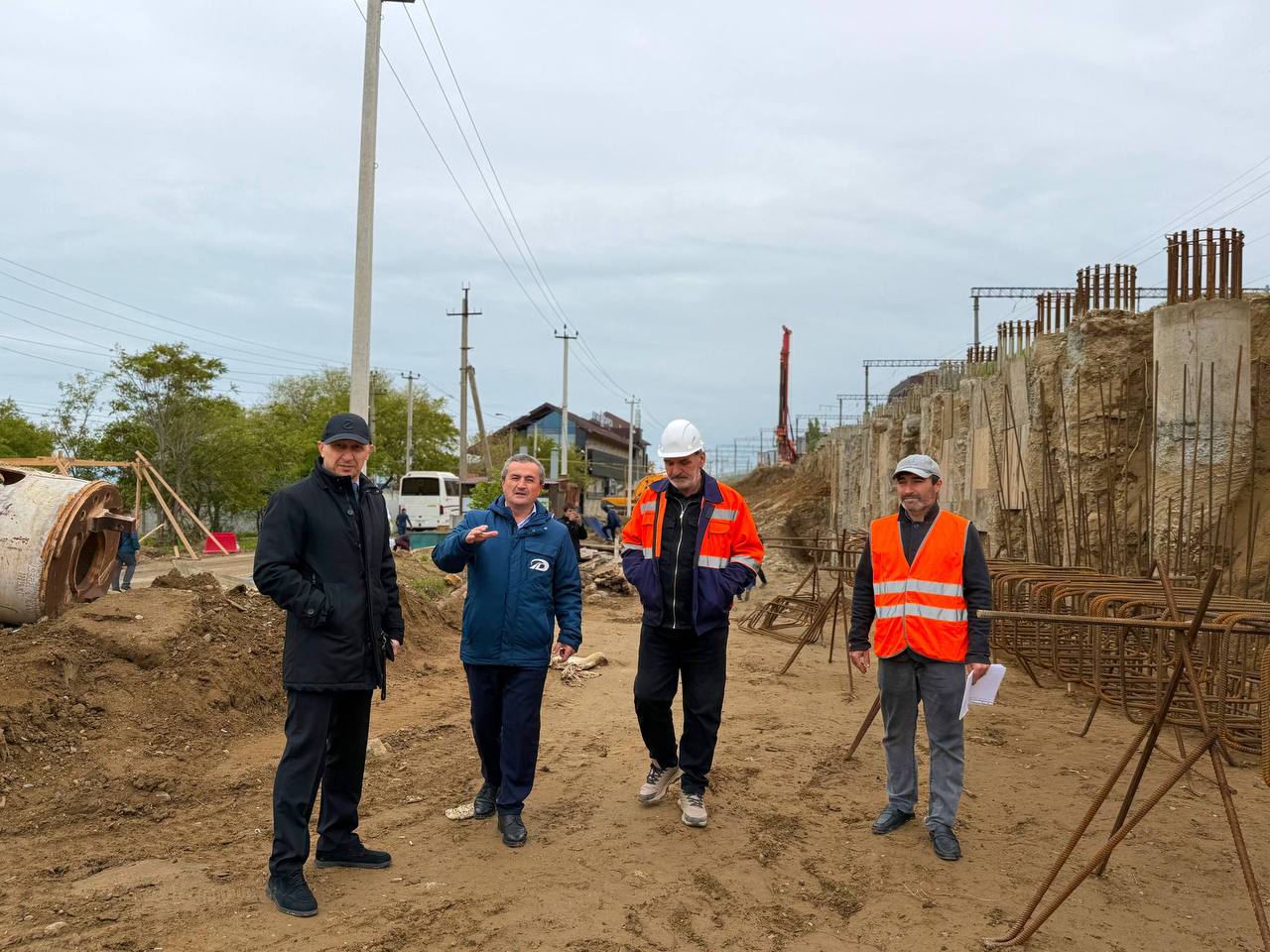 Общественный контроль хода строительства подъездной автомобильной дороги к Махачкалинскому морскому торговому порту