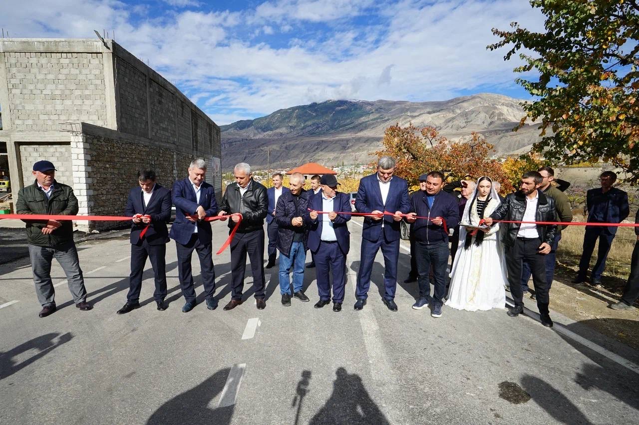 Открытие завершенной дороги «Мамраш – Ташкапур – Араканский мост» в Гергебильском районе