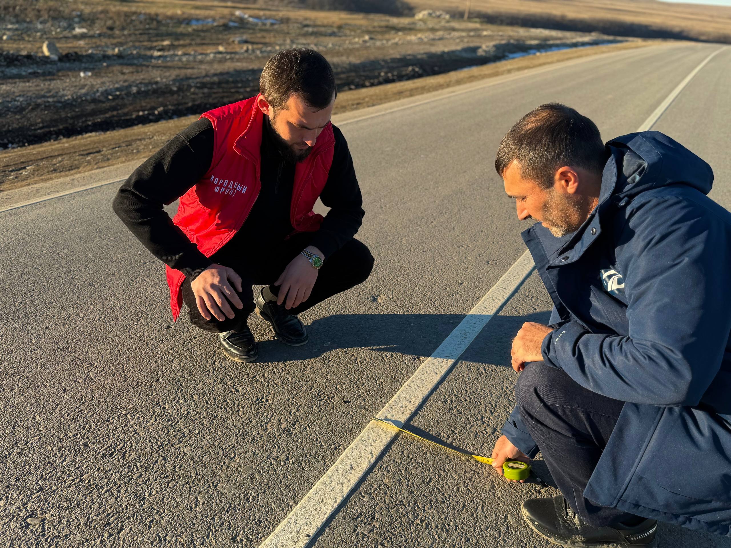 Контроль хода капитального ремонта автодороги «Буйнакск - Верхний Каранай»