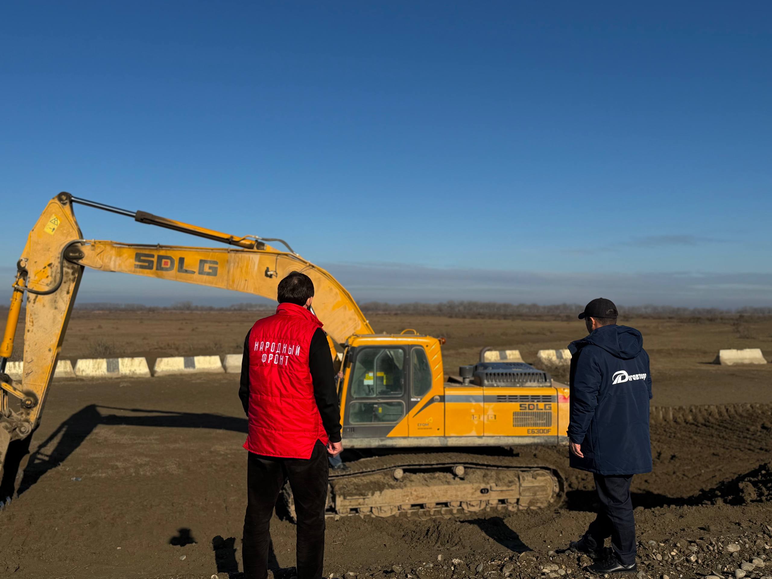 Инспекция на объекте капитального ремонта дороги в Кумторкалинском районе