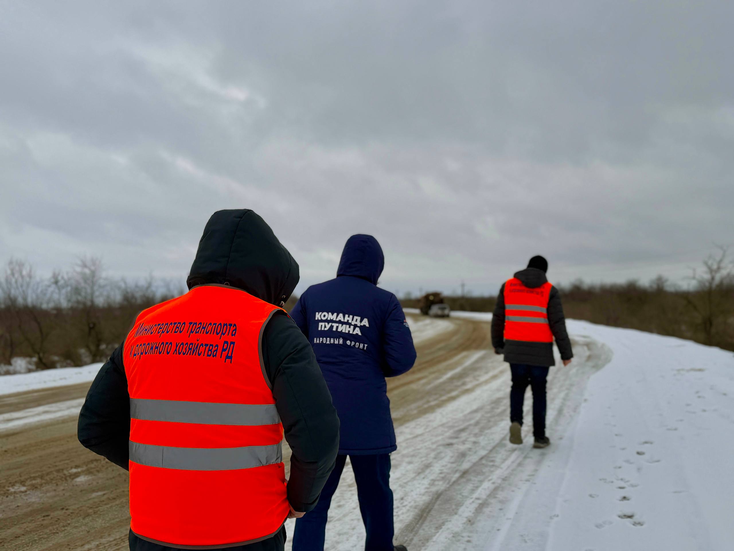 Общественные контролеры на объекте нацпроекта «Ботаюрт – Львовский №1» в Хасавюртовском районе