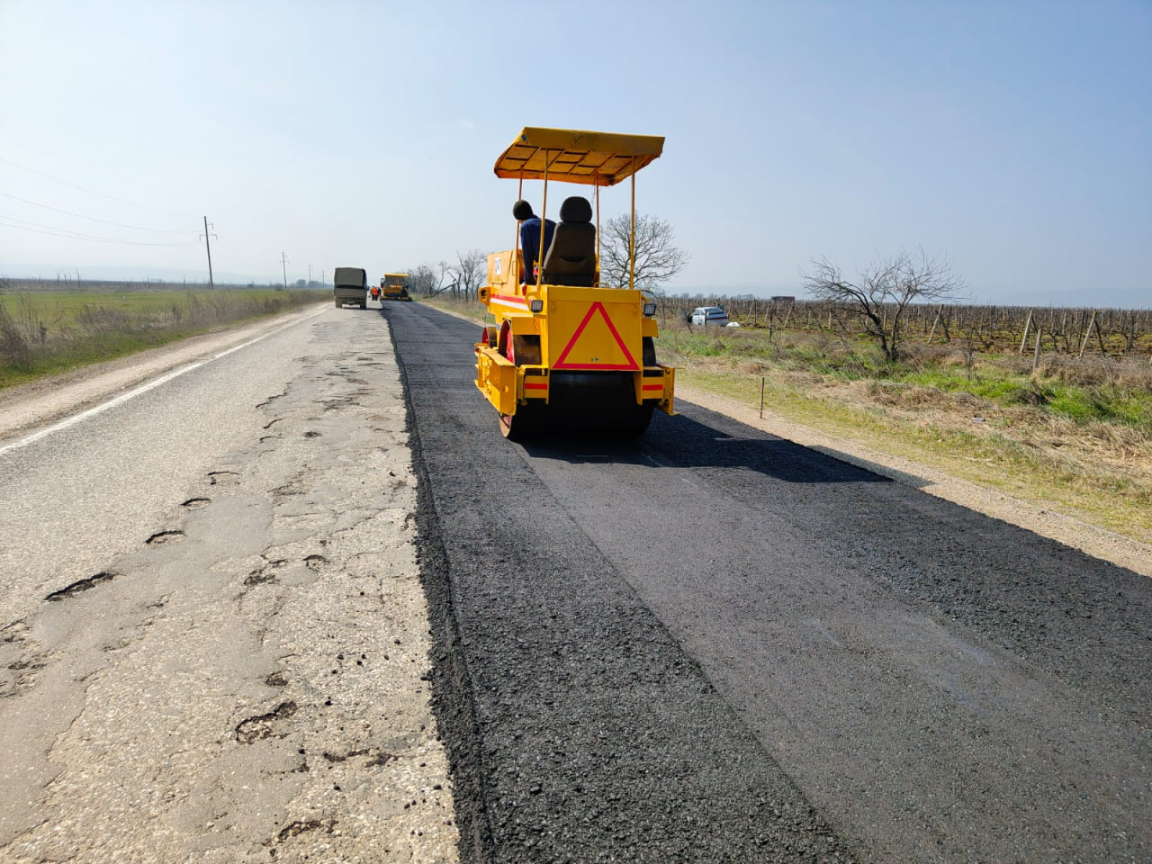 На трассе «Манас – Сергокала – Первомайское» ведётся ремонт в рамках нацпроекта