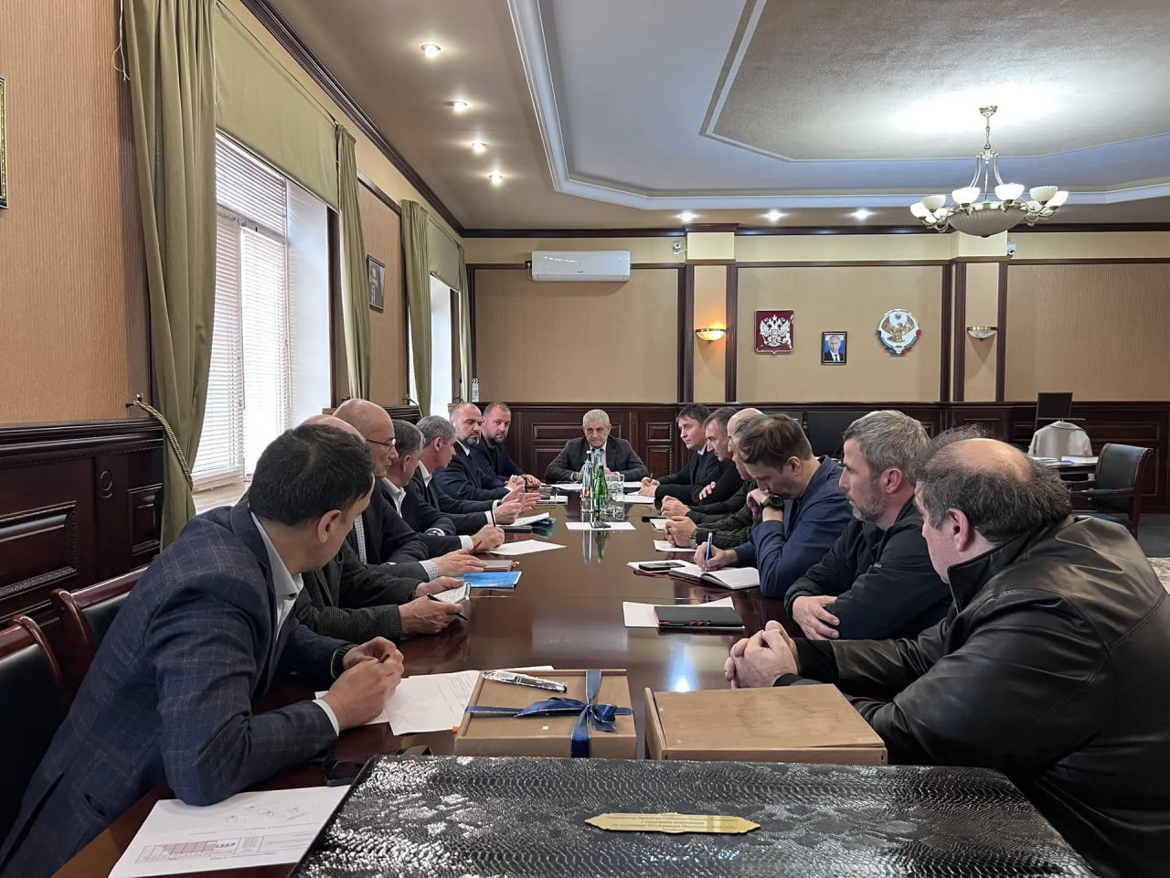 В аэропорту Махачкалы обсудили сроки сдачи ключевых объектов реконструкции