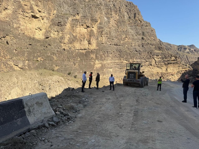 Инспекция дорожных работ в Дагестане