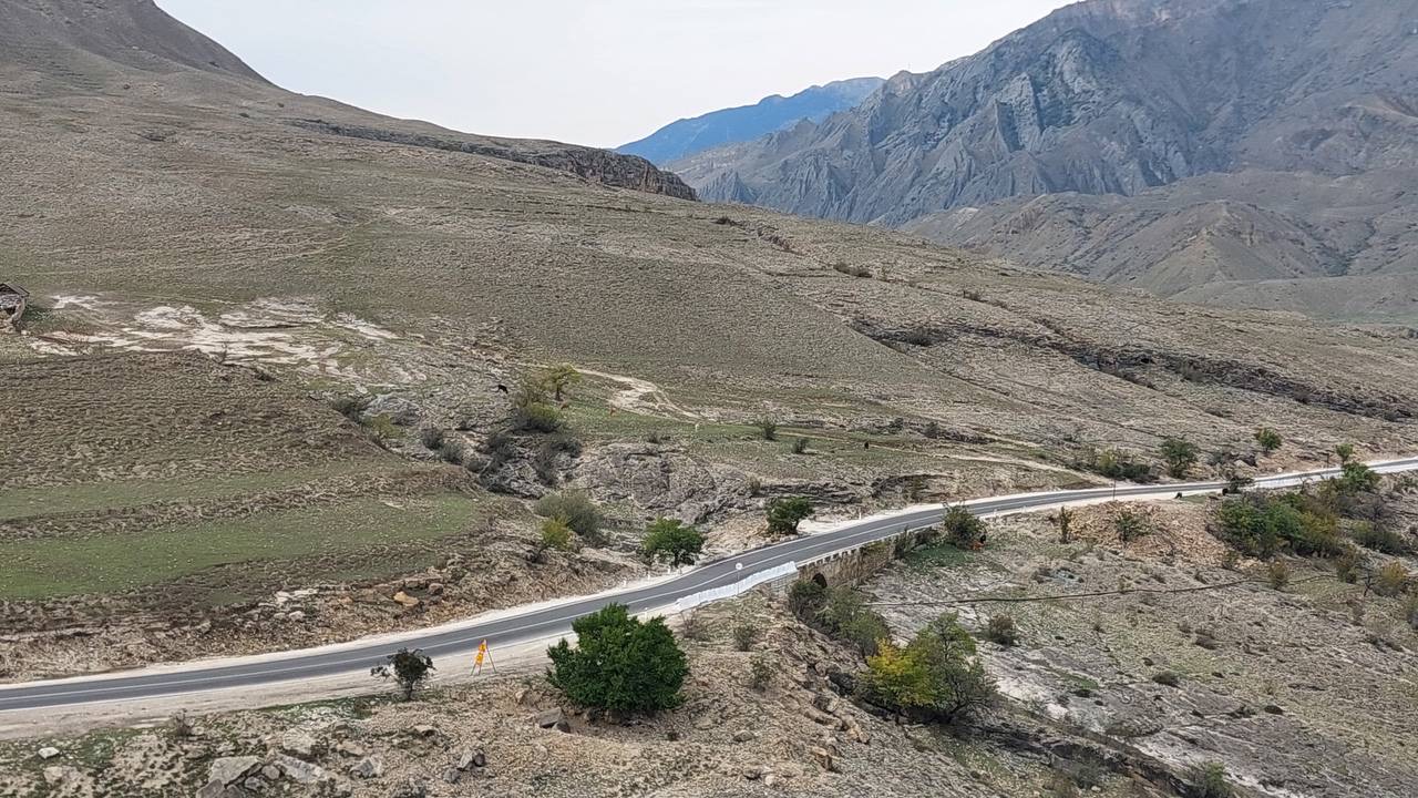 Открытие завершенной дороги «Мамраш – Ташкапур – Араканский мост» в Гергебильском районе