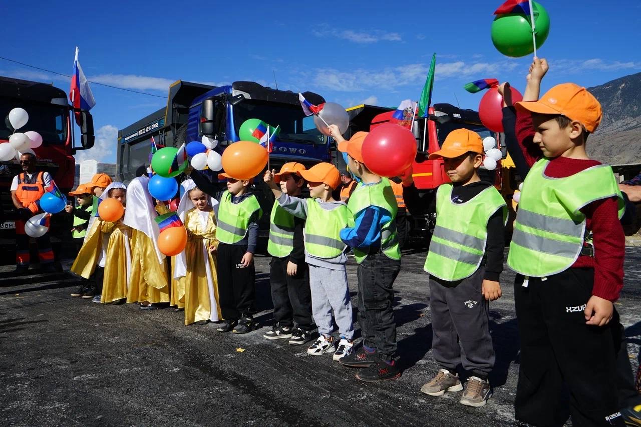 Открытие завершенной дороги «Мамраш – Ташкапур – Араканский мост» в Гергебильском районе