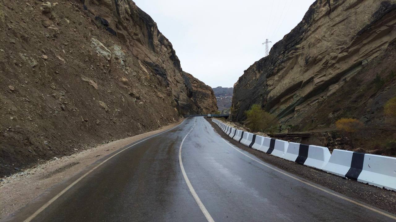 Торжественное открытие отремонтированной дороги в Лакском районе