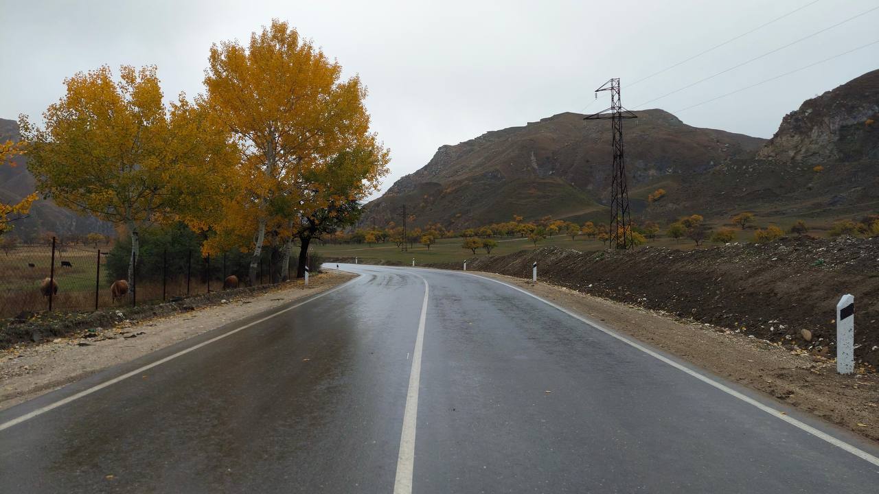 Торжественное открытие отремонтированной дороги в Лакском районе