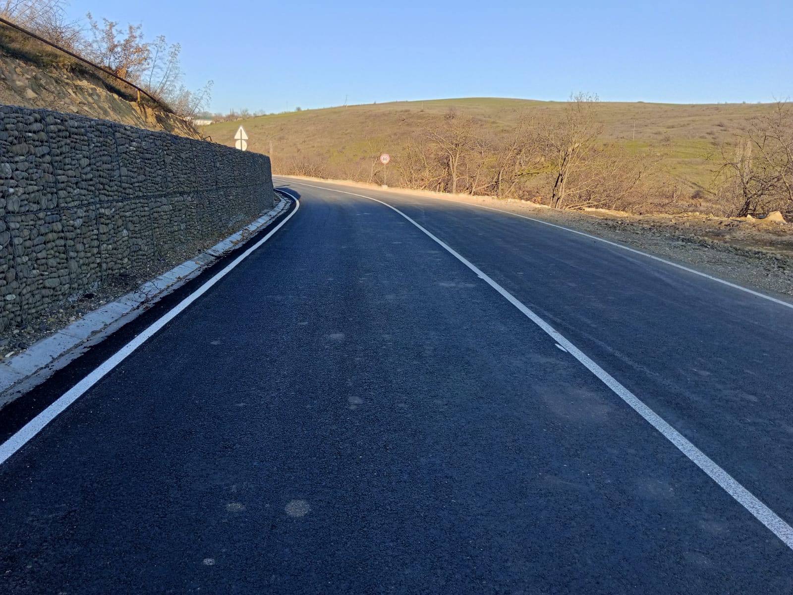 Участок дороги ФАД «Кавказ» - Сиртыч  - Татиль в Табасаранском районе привели в нормативное состояние