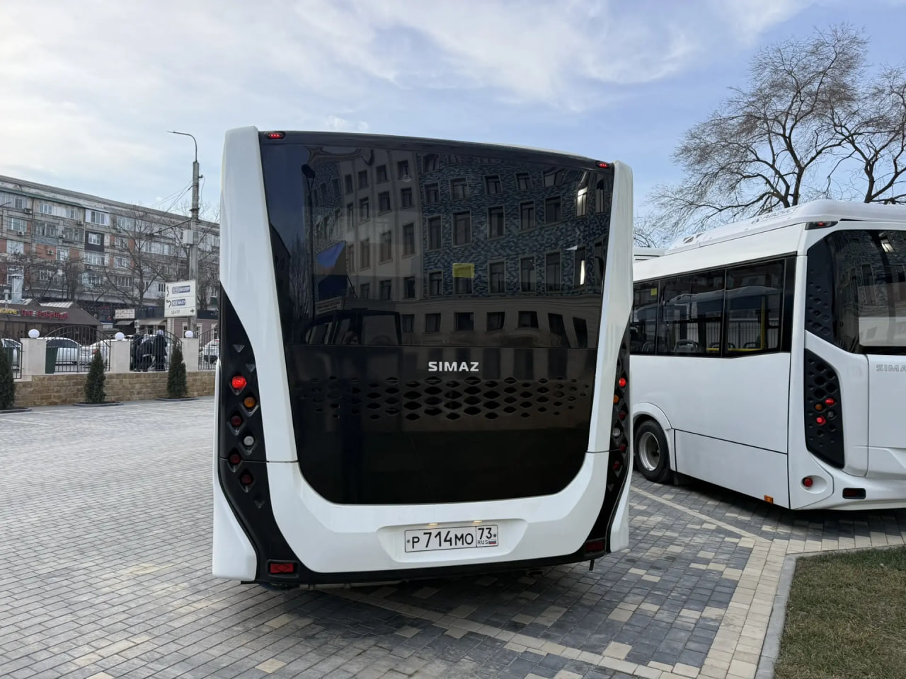 В Дагестане представили новые российские автобусы на газовом топливе