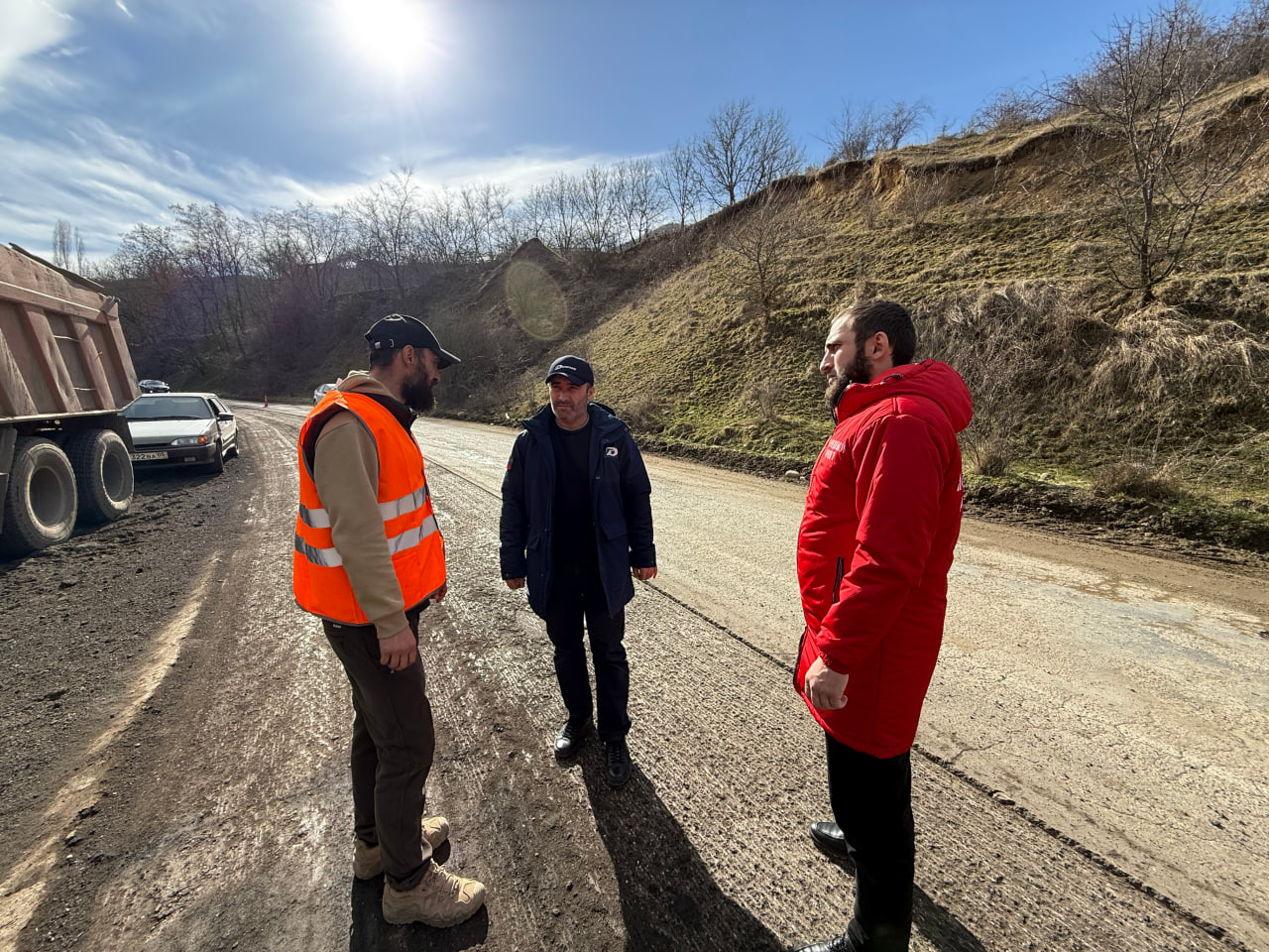 В Хивском районе стартовал ремонт трассы, связывающей семь районов Дагестана