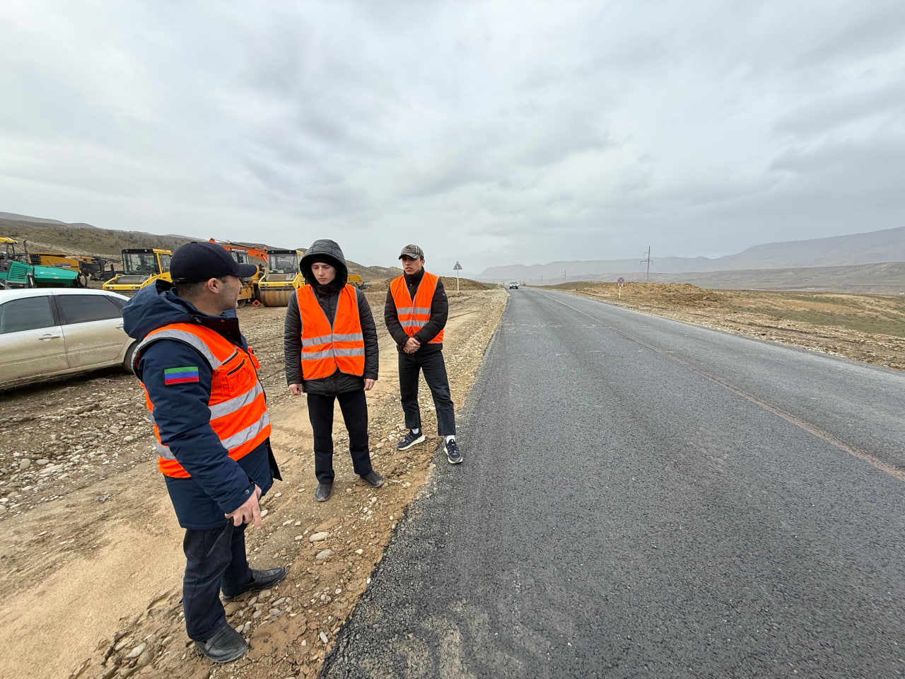Студенты АДК ознакомились с ремонтом трассы Буйнакск – Кизилюрт
