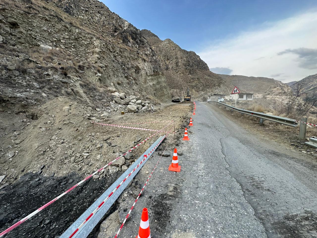 В Дагестане начался ремонт дороги к Карадахской теснине