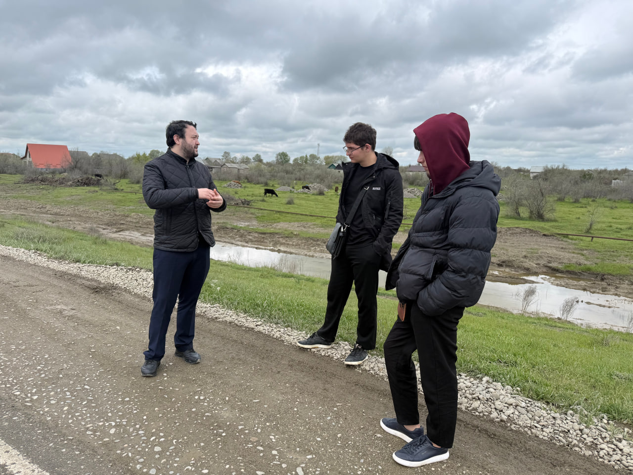 Студенты АДК ознакомились с ходом капитального ремонта трассы «Ботаюрт – Львовский №1»